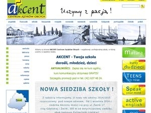 Lekcje języków obcych w szkole Akcent